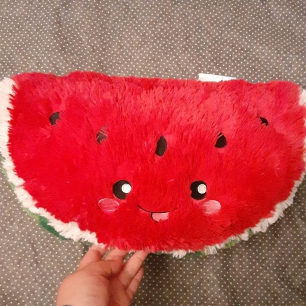 Squishable watermelon plush